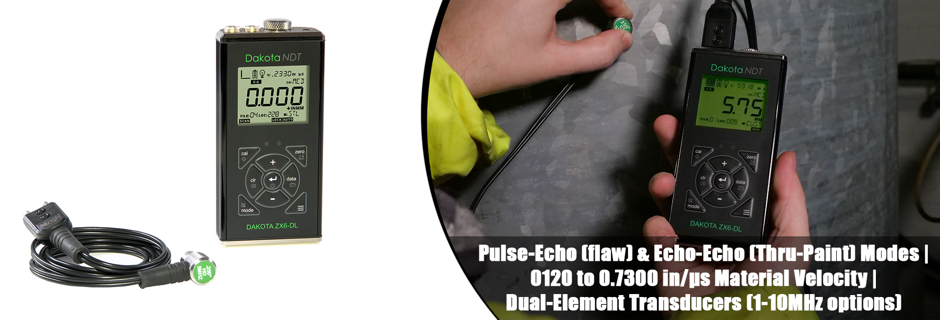 ZX6-DL Multi Echo Material Thickness Gauge